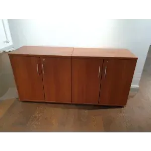 2 komody MDD cca 80 x 78 x 43 cm (bez klíče)