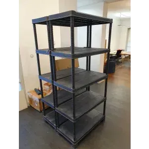 Plastic shelves