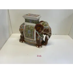 Keramik-Elefant - Blumenhocker H:42cm
