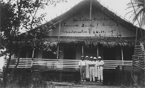 Schweitzer, Albert – Foto mit Gruß. 1929