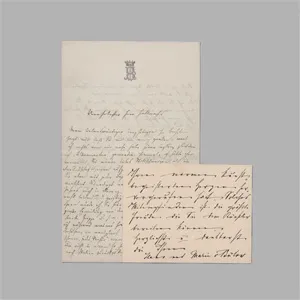 Bülow, Hans von – Lettre de Berlin à M. Hallwachs. 1870
