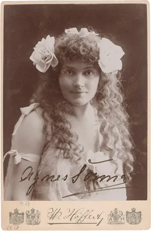Sorma, Agnes – 4 autografy. 1884-1897