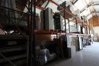 1 scaffale per carichi pesanti in 5 parti