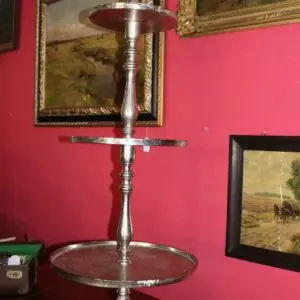 große Etagere auf 3 Etagen, Höhe 128cm