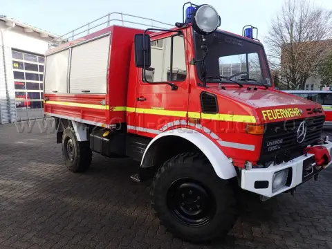 1 مركبة إنقاذ ومعدات تابعة للإطفاء RW-1، MB437/20، Unimog 708