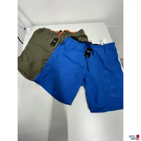 V73-26 Hugo Boss bañador de hombre azul y verde oliva