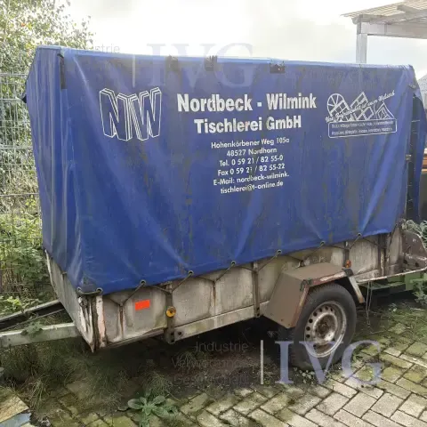 Anhænger åben kasse PREDOM PRESPOL 750