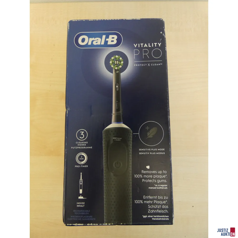 Eén elektrische tandenborstel Oral-B