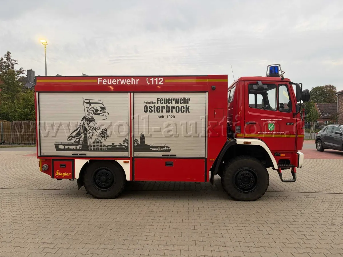 1 db TLF 16/25 Tr tartályos tűzoltójármű — Mercedes-Benz 917 AF, Ziegler felépítmény