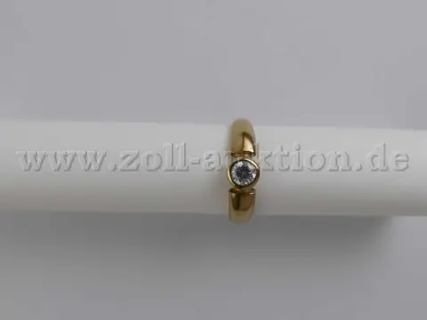 1 خاتم، ذهب أصفر مع حجر، 333/1000