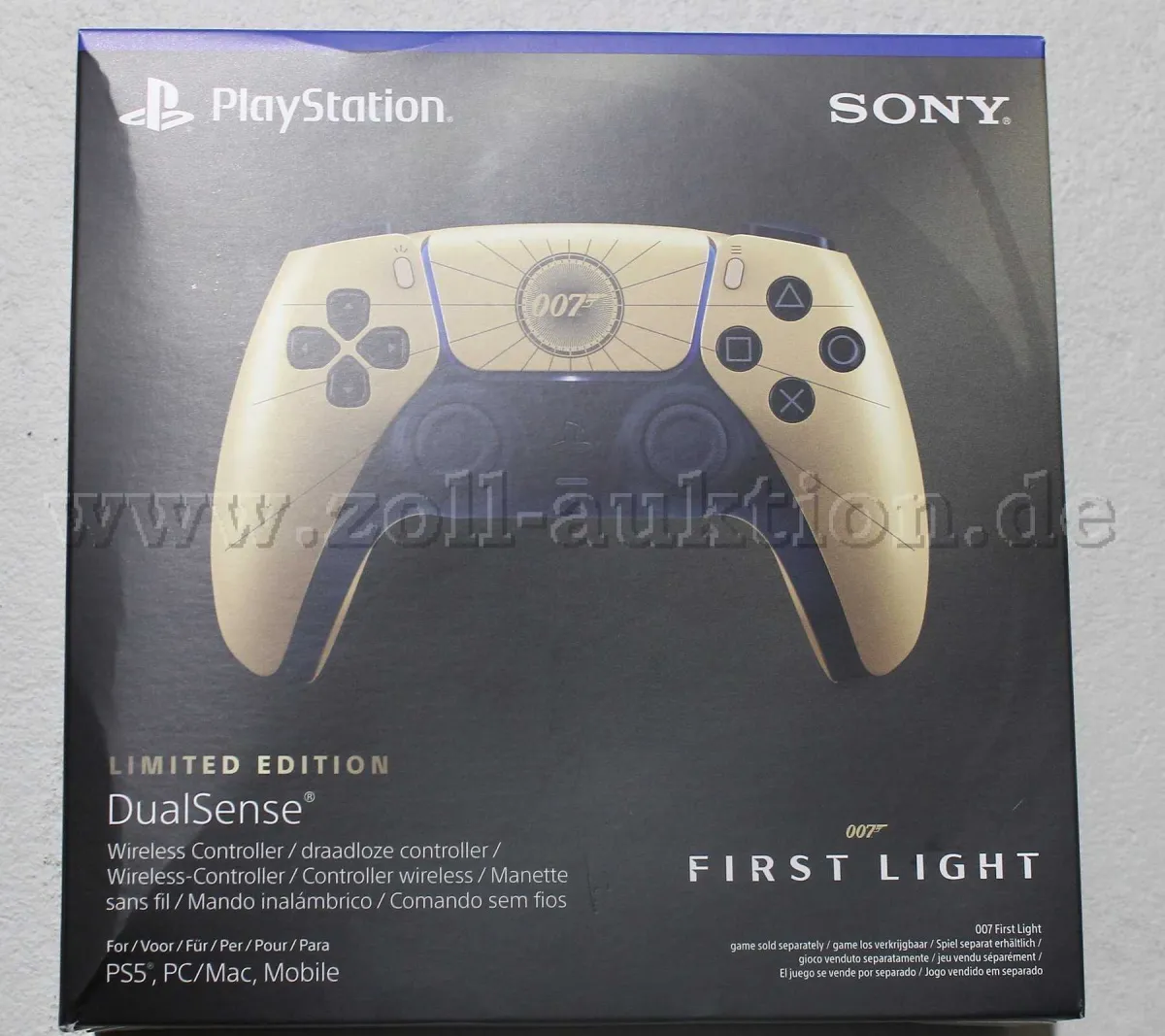 1 Sony Playstation 5-controller, 007 First Light special edition