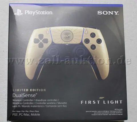 3 adet Sony Playstation 5 kumanda, 007 First Light özel sürüm