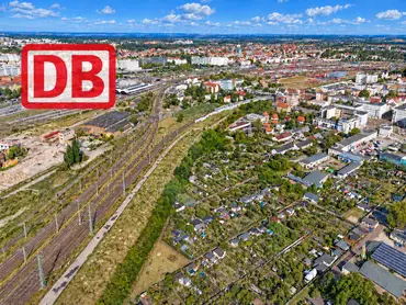 Kleingärten mit 15 Garagen nahe Riebeckplatz – Halle (Saale)