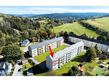 Leerstehende 3 Zimmerwohnung im 2. OG – Schönheide
