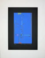 Max Ackermann,球体,1972年签名彩色丝网版画
