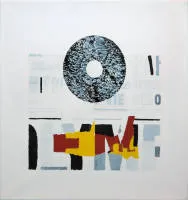 Arthur Aeschbacher,《Obliviogramm intact》,1995年混合技法/拼贴