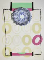 Arthur Aeschbacher, Sin título, litografía en color firmada