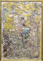 Rudi Baerwind, informal, temprano óleo de 1958, enmarcado