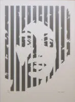 Werner Berges, "Gourmet de Funk" (Silver), szitanyomat plexire, 2002