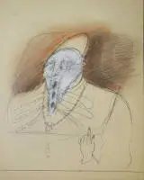 Herbert Falken, "Hommage à Bacon", Papa, 1977 tarihli çizim