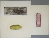Fathwinter,非形式艺术,《书法小说》,3幅1962年签名独幅版画