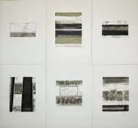 Otto Herbert Hajek, "Otto Herbert Hajek'in Serigrafi Mektupları"ndan 8 renkli serigrafi, imzalı