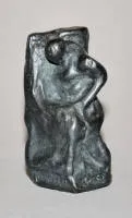 Alfred Hrdlicka, Anthropos için eskiz, 1981 metal döküm