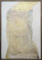 Wladyslaw Jackiewicz, "Kompozycja IV", imzalı karışık teknik, çerçeveli