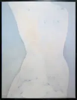 Wladyslaw Jackiewicz, "Ciało VII / 80", büyük yağlıboya tablo, çerçeveli