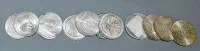 25 monedas conmemorativas austriacas de 100 chelines en plata