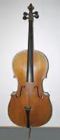 Violoncello von Richard Hunger, Halle a. d. Saale um 1900, restaurierungswürdig