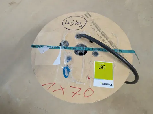 كابل Helukabel H07V-K 70 مم² أسود