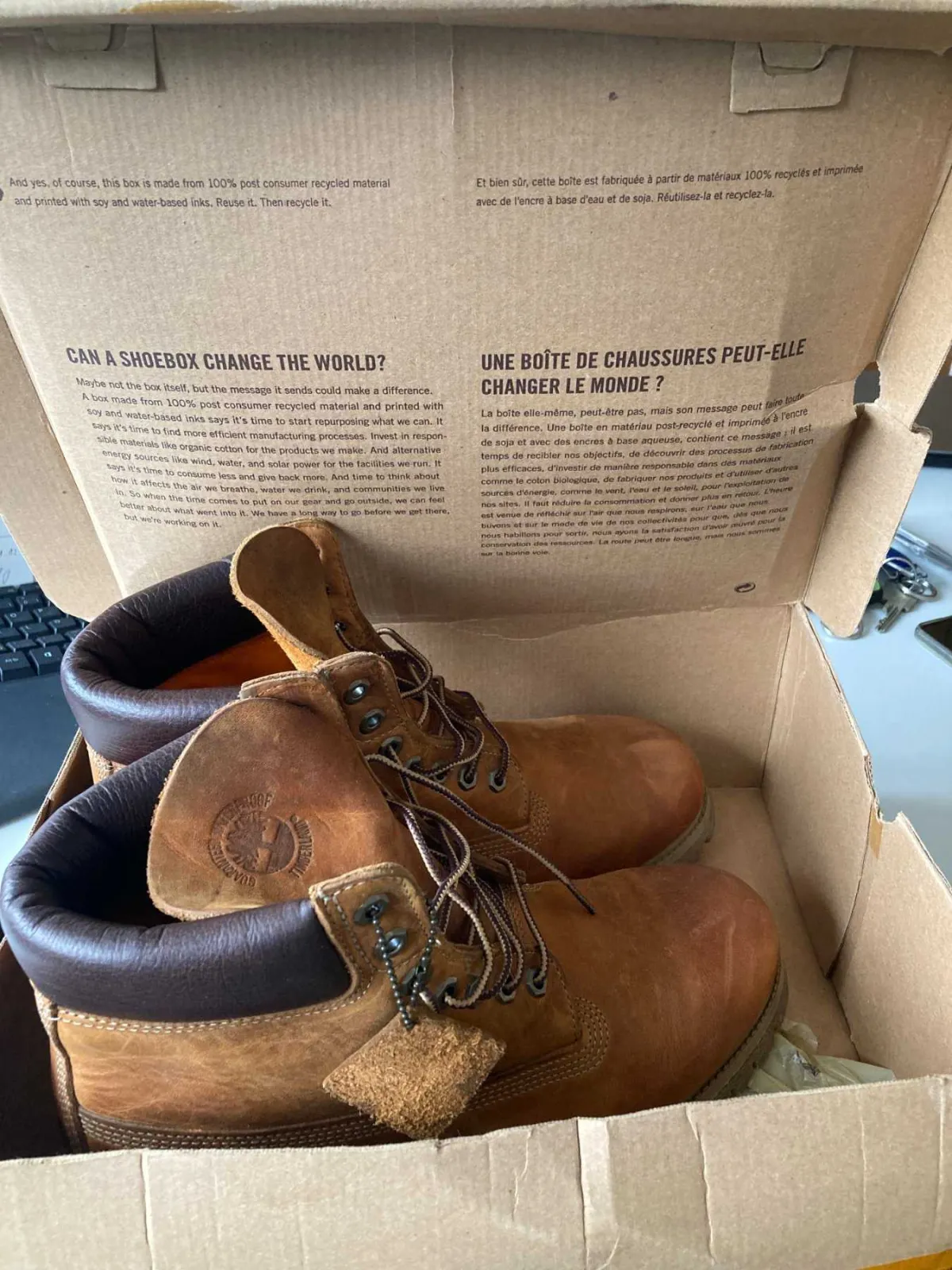 1 Timberland Authentics 男士鞋 44码 棕色