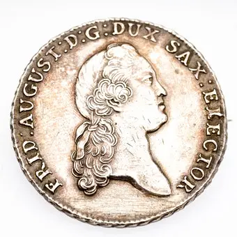 1 taalari-Frederick August III, Saksin vaaliruhtinaskunta, 1774.