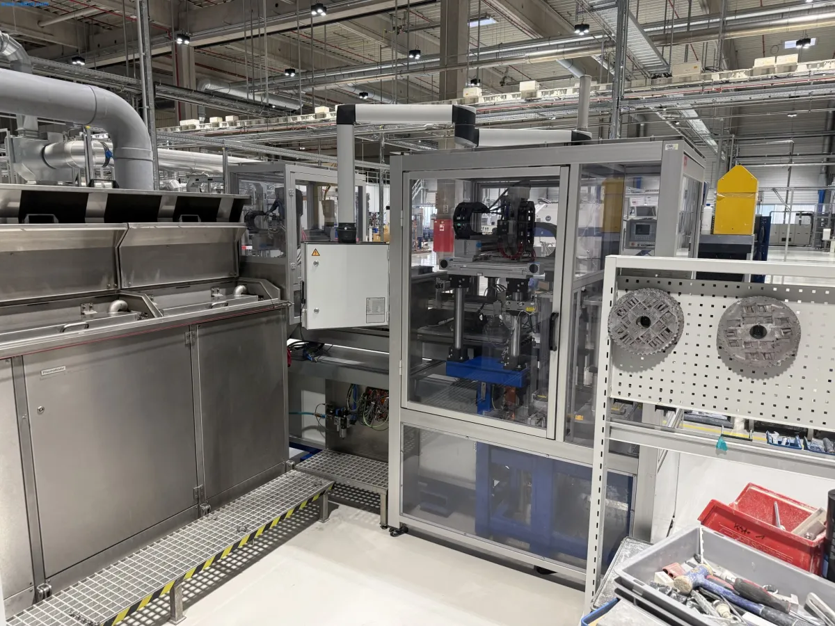 Component removal device Schaffler, discharge washing machine to bar magazines