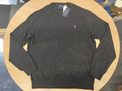 1 Pullover, Marke Polo - Ralph Lauren, Größe XXL, grau