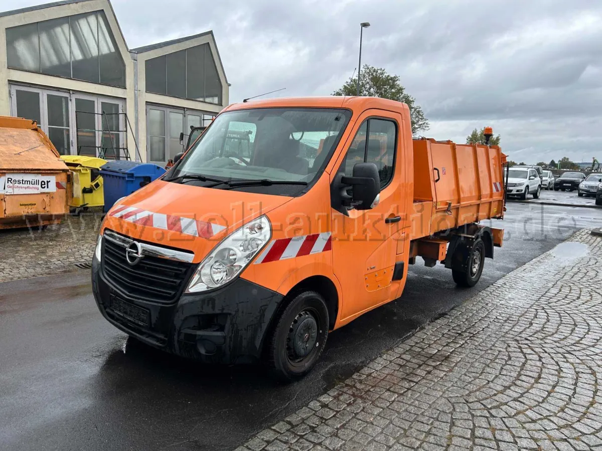 1 شاحنة Opel Movano مع ضاغطة نفايات خفيفة Bertsche، سنة الصنع 2015، معطلة