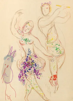 Lassaigne, Jacques i Chagall, Marc - Illustr. – Marc Chagall. Dessins et aquarelles pour Le Ballet