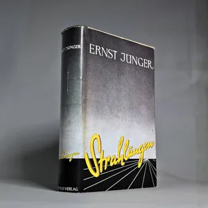 Jünger, Ernst – Strahlungen (half-leather edition) inscribed copy