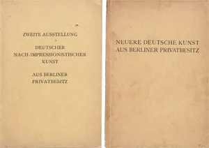 National-Galerie Berlin – Exhibitions from Berlin private collections. Two catalogues