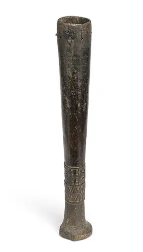 Grand tambour en bois