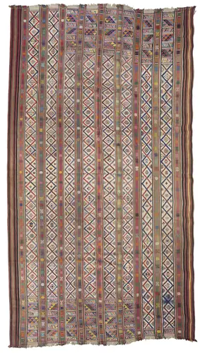 Vêtement féminin coloré à motif géométrique (kira)