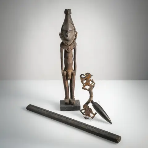 Figure Sepik et sculptures sur bois