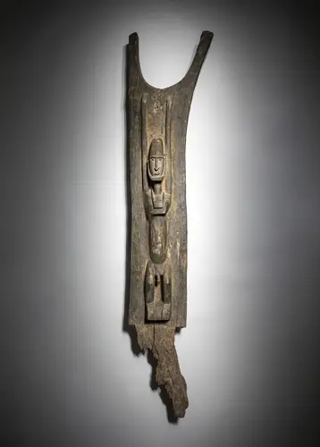Poteau de maison « Toguna » des Dogon