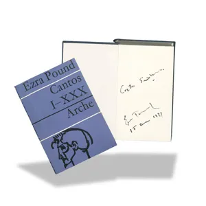 Pound, Ezra – Cantos I-XXX (dedicated copy)