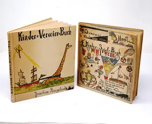 Ringelnatz, Joachim – Geheimes Kinder-Spiel-Buch. Potsdam, Gustav Kiepenheuer, 1924. - Mit Beigabe