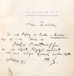 Sakheim, Arthur – Marion v červeném - strojopis
