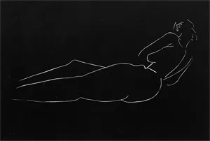Verdet, André and Bauer, Victor – Nus. 10 unn. leaves with typographic text and 8 signed original linocuts