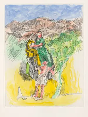 Hésiodos a Villon, Jacques - Ilustr. – Les travaux et les jours