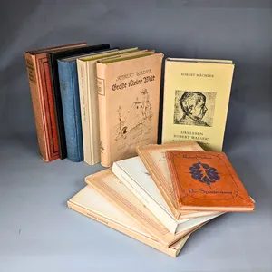 Walser, Robert – 5 first editions and other early editions by the author, 15 volumes in total.